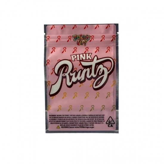 Printed Mylar Zip Bag 3.5g Standard - Amount: x1 & Design: Pink Runtz