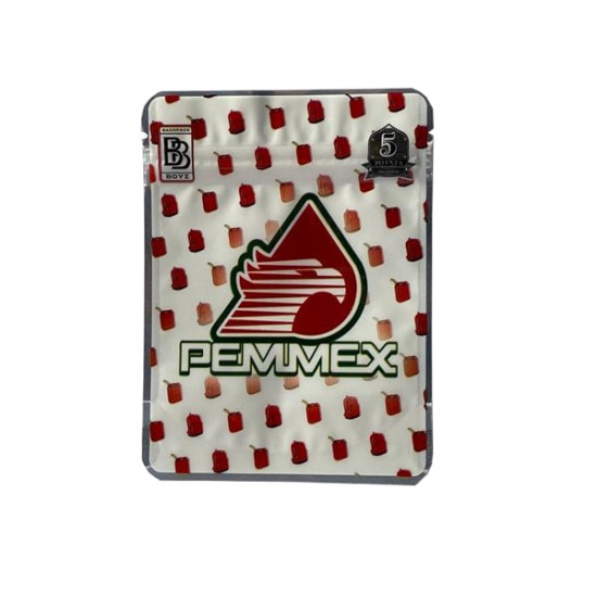 Printed Mylar Zip Bag 3.5g Standard - Amount: x50 & Design: Pemmex