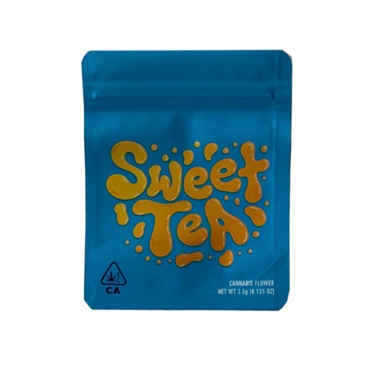 Printed Mylar Zip Bag 3.5g Standard - Amount: x50 & Design: Sweet Tea
