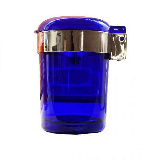 Plastic Car Bucket Ash Tray With LED - 90177 - Color: Blue