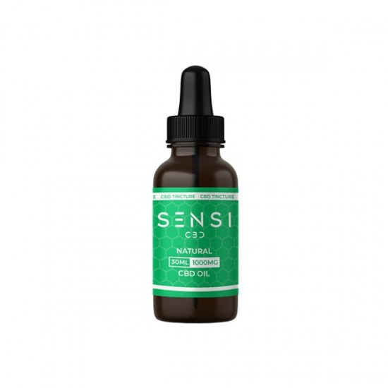 Sensi CBD 1000mg CBD Tinture Oil 30ml (BUY 1 GET 1 FREE) - Flavour: Natural