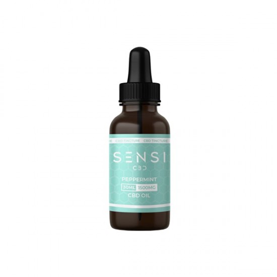 Sensi CBD 1500mg CBD Tinture Oil 30ml (BUY 1 GET 1 FREE) - Falvours: Peppermint