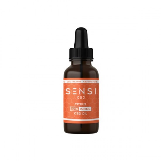 Sensi CBD 2500mg CBD Tinture Oil 30ml (BUY 1 GET 1 FREE) - Flavour: Citrus