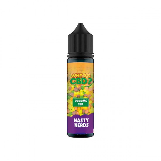 Why So CBD? 2000mg Full Spectrum CBD E-liquid 60ml - Flavour: Nasty Nerds