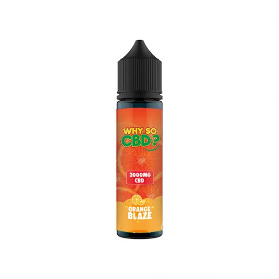 Why So CBD? 2000mg Full Spectrum CBD E-liquid 60ml - Flavour: Orange Blaze