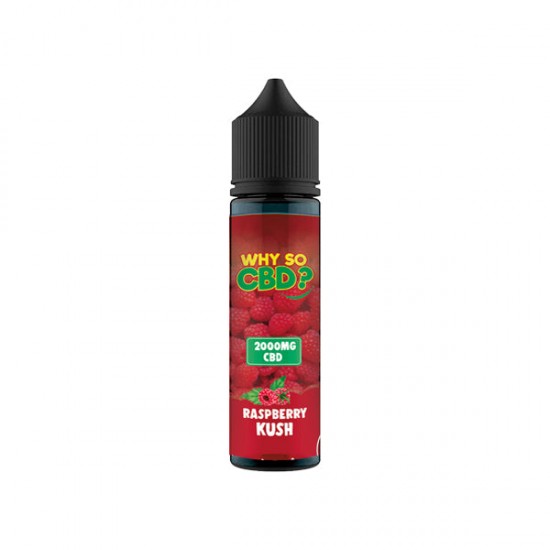 Why So CBD? 2000mg Full Spectrum CBD E-liquid 60ml - Flavour: Raspberry Kush