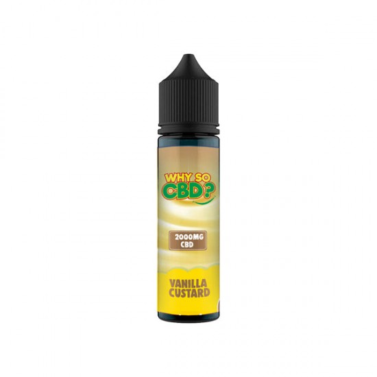 Why So CBD? 2000mg Full Spectrum CBD E-liquid 60ml - Flavour: Vanilla Custard