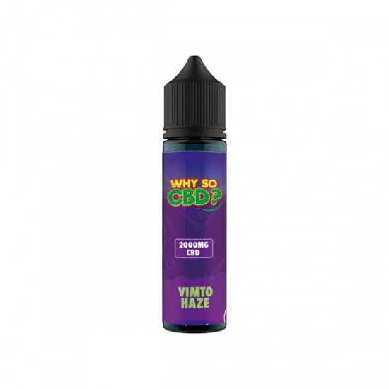 Why So CBD? 2000mg Full Spectrum CBD E-liquid 60ml - Flavour: Vimto Haze