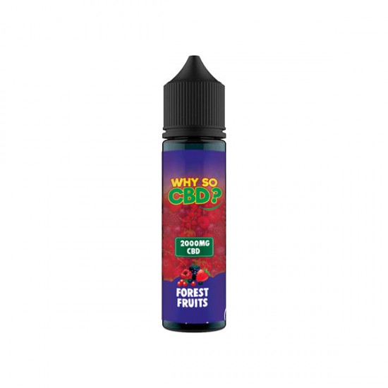 Why So CBD? 2000mg Full Spectrum CBD E-liquid 60ml - Flavour: Forest Fruits