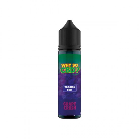 Why So CBD? 2000mg Full Spectrum CBD E-liquid 60ml - Flavour: Grape Crush