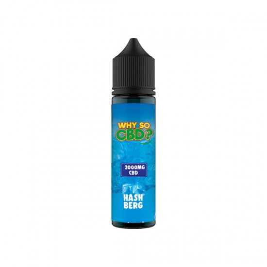 Why So CBD? 2000mg Full Spectrum CBD E-liquid 60ml - Flavour: Hash Berg