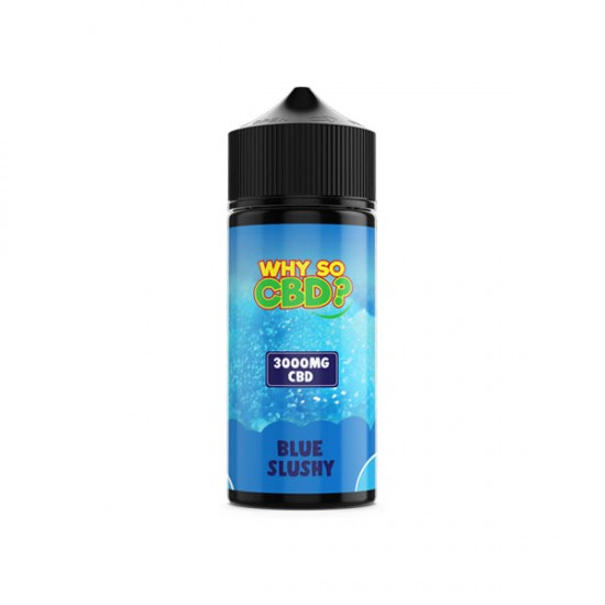 Why So CBD? 3000mg Full Spectrum CBD E-liquid 120ml - Flavour: Blue Slushy