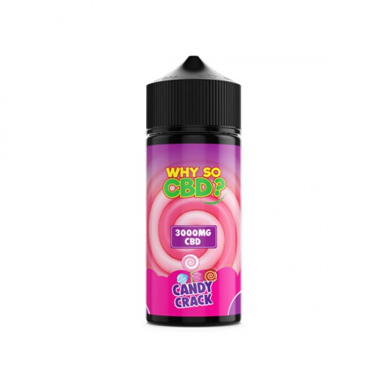 Why So CBD? 3000mg Full Spectrum CBD E-liquid 120ml - Flavour: Candy Crack