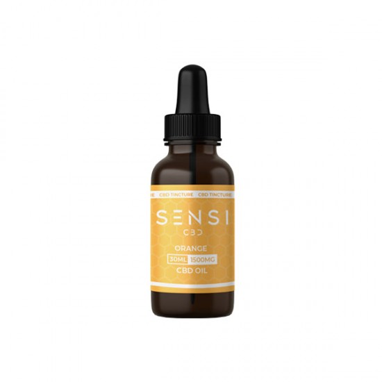 Sensi CBD 1500mg CBD Tinture Oil 30ml (BUY 1 GET 1 FREE) - Falvours: Orange