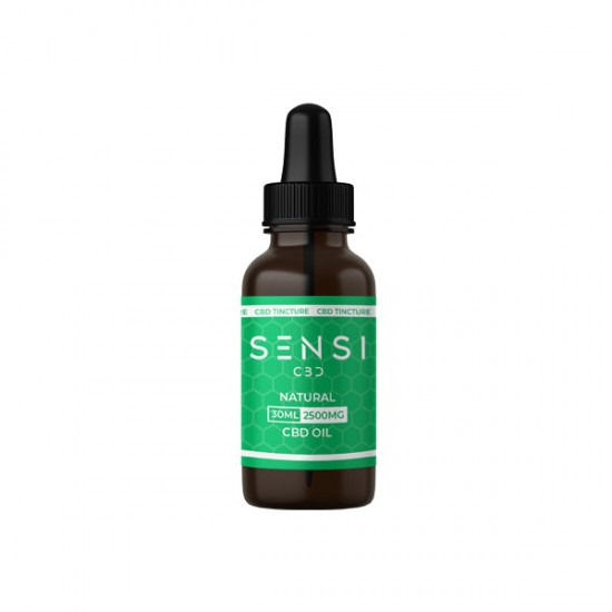 Sensi CBD 2500mg CBD Tinture Oil 30ml (BUY 1 GET 1 FREE) - Flavour: Natural