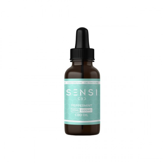 Sensi CBD 5000mg CBD Broad-Spectrum Tinture Oil 30ml (BUY 1 GET 1 FREE) - Flavour: Peppermint