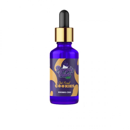 Purple Dank CBD Flavoured CBD Oil 600mg CBD Oil 30ml (BUY 1 GET 1 FREE) - Flavour: Girl Scout Cookies