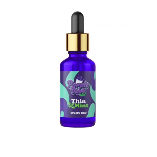 Purple Dank CBD Flavoured CBD Oil 600mg CBD Oil 30ml (BUY 1 GET 1 FREE) - Flavour: Thin Mint