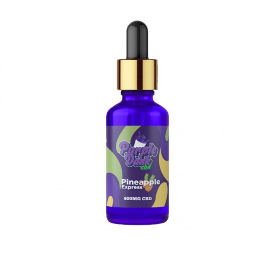 Purple Dank CBD Flavoured CBD Oil 600mg CBD Oil 30ml (BUY 1 GET 1 FREE) - Flavour: Pineapple Express