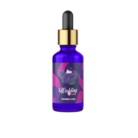 Purple Dank CBD Flavoured CBD Oil 600mg CBD Oil 30ml (BUY 1 GET 1 FREE) - Flavour: Wedding Cake