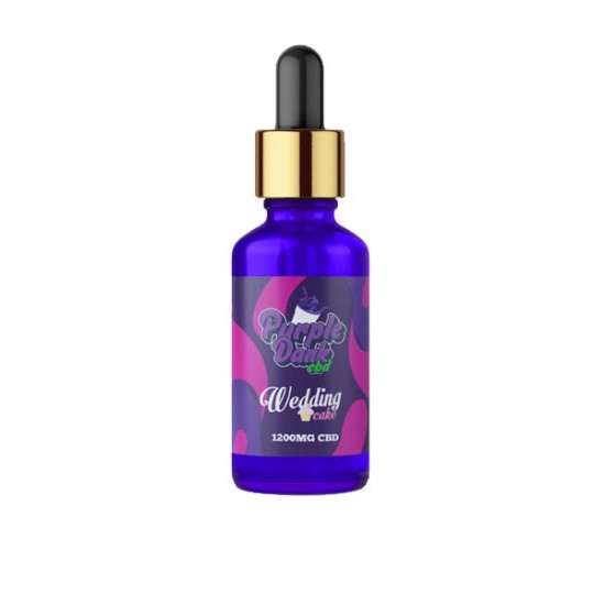 Purple Dank CBD Flavoured CBD Oil 1200mg CBD Oil 30ml (BUY 1 GET 1 FREE) - Flavour: Wedding Cake