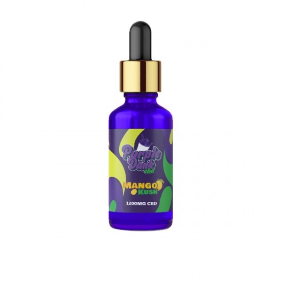 Purple Dank CBD Flavoured CBD Oil 1200mg CBD Oil 30ml (BUY 1 GET 1 FREE) - Flavour: Mango Kush