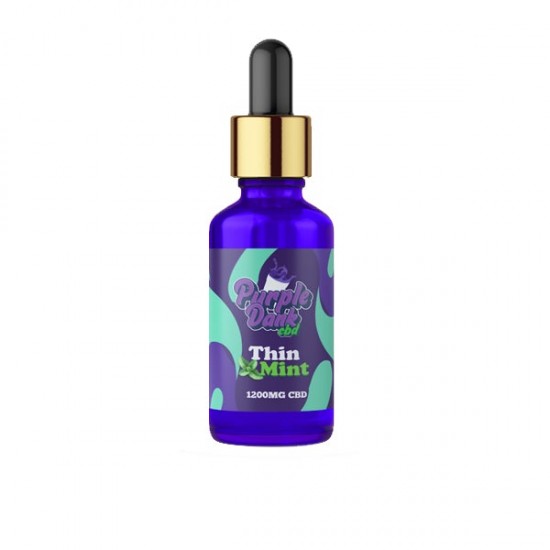 Purple Dank CBD Flavoured CBD Oil 1200mg CBD Oil 30ml (BUY 1 GET 1 FREE) - Flavour: Thin Mint