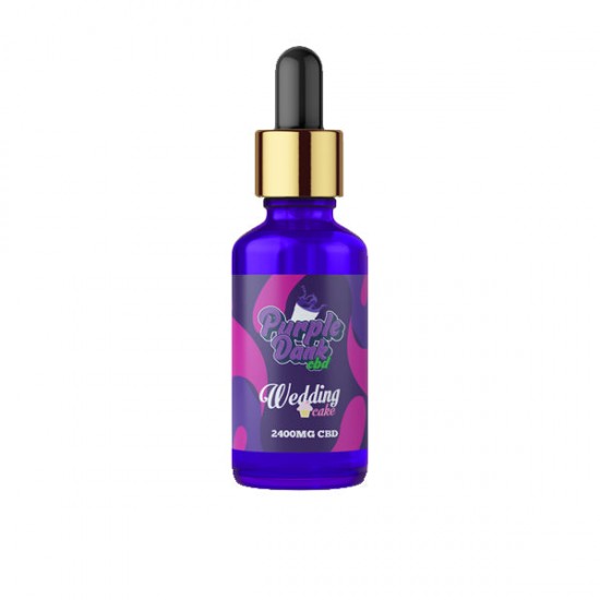 Purple Dank CBD Flavoured CBD Oil 2400mg CBD Oil 30ml (BUY 1 GET 1 FREE) - Flavour: Wedding Cake