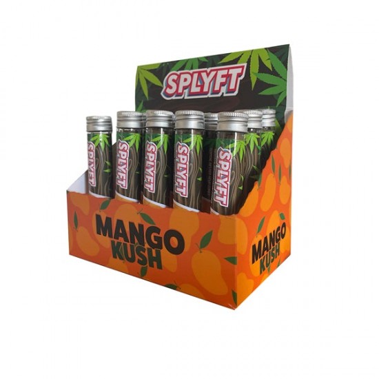 SPLYFT Cannabis Terpene Infused Hemp Blunt Cones – Mango Kush (BUY 1 GET 1 FREE) - Amount: x15 (Display Box)
