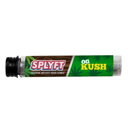 SPLYFT Cannabis Terpene Infused Hemp Blunt Cones – OG Kush (BUY 1 GET 1 FREE) - Amount: x1