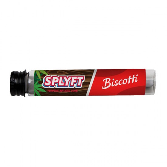 SPLYFT Cannabis Terpene Infused Hemp Blunt Cones – Biscotti (BUY 1 GET 1 FREE) - Amount: x1