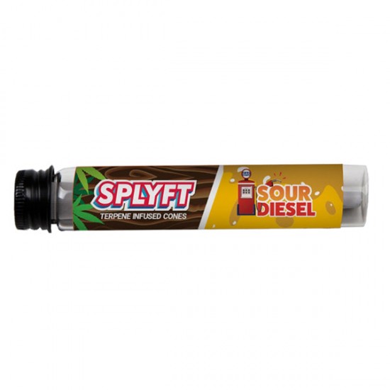 SPLYFT Cannabis Terpene Infused Hemp Blunt Cones – Sour Diesel (BUY 1 GET 1 FREE) - Amount: x1