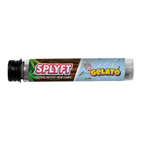 SPLYFT Cannabis Terpene Infused Hemp Blunt Cones – Gelato (BUY 1 GET 1 FREE) - Amount: x1