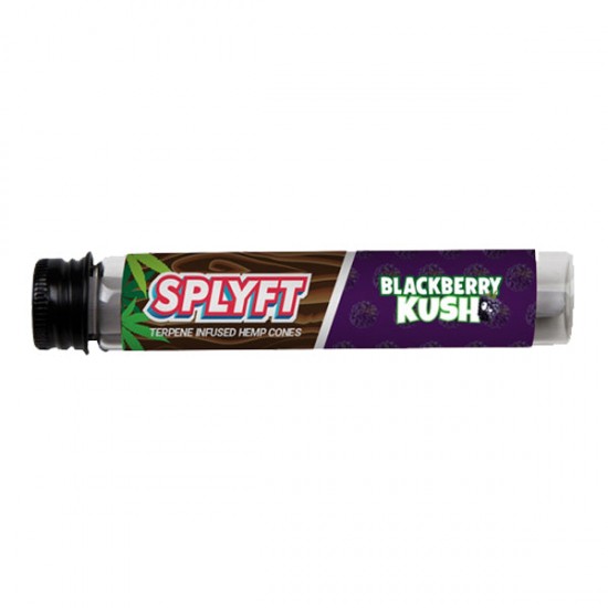 SPLYFT Cannabis Terpene Infused Hemp Blunt Cones – Blackberry Kush (BUY 1 GET 1 FREE) - Amount: x1