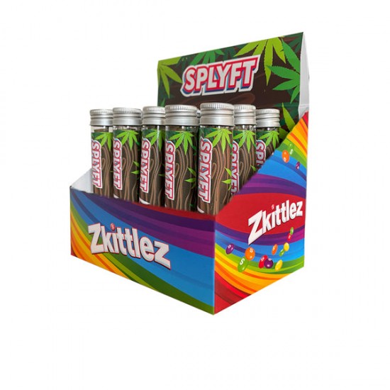 SPLYFT Cannabis Terpene Infused Hemp Blunt Cones – Zkittlez (BUY 1 GET 1 FREE) - Amount: x15 (Display Box)