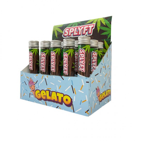 SPLYFT Cannabis Terpene Infused Hemp Blunt Cones – Gelato (BUY 1 GET 1 FREE) - Amount: x15 (Display Box)
