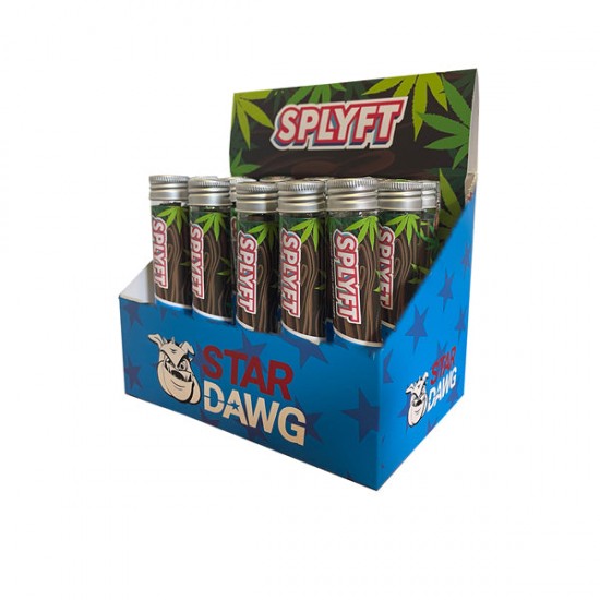 SPLYFT Cannabis Terpene Infused Hemp Blunt Cones – Stardawg (BUY 1 GET 1 FREE) - Amount: x15 (Display Box)