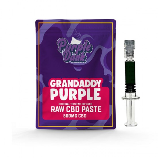 Purple Dank 1000mg CBD Raw Paste with Natural Terpenes - Grandaddy Purple (BUY 1 GET 1 FREE) - Amount: 0.5g