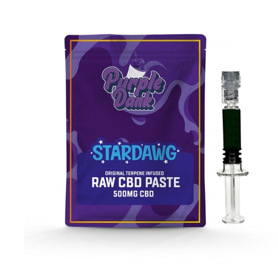 Purple Dank 1000mg CBD Raw Paste with Natural Terpenes - Stardawg (BUY 1 GET 1 FREE) - Amount: 1g