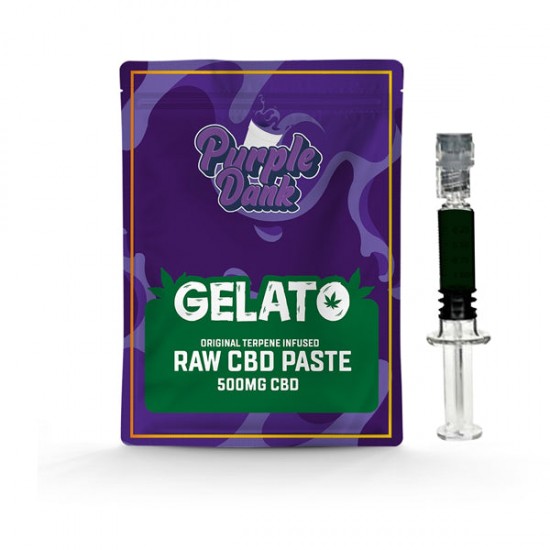 Purple Dank 1000mg CBD Raw Paste with Natural Terpenes - Gelato (BUY 1 GET 1 FREE) - Amount: 1g