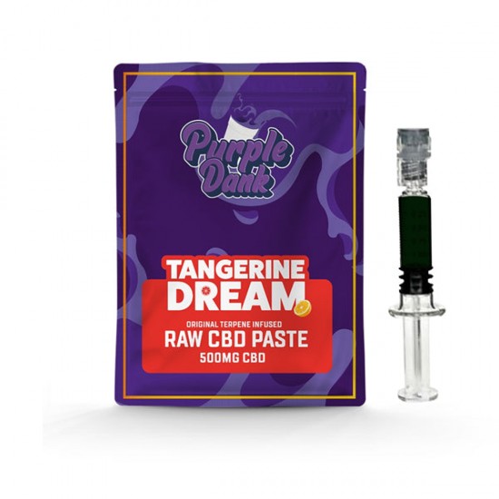 Purple Dank 1000mg CBD Raw Paste with Natural Terpenes - Tangerine Dream (BUY 1 GET 1 FREE) - Amount: 0.5g