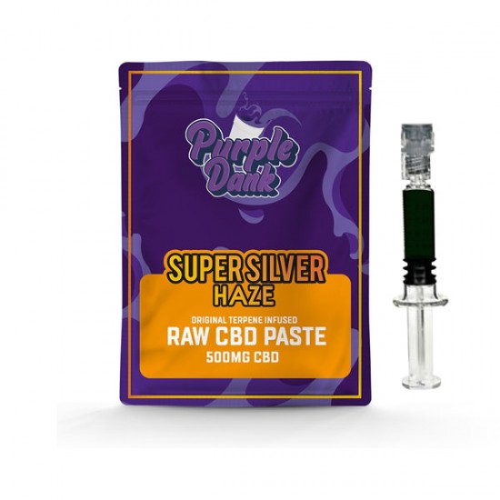 Purple Dank 1000mg CBD Raw Paste with Natural Terpenes - Super Silver Haze (BUY 1 GET 1 FREE) - Amount: 1g