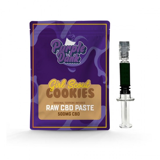 Purple Dank 1000mg CBD Raw Paste with Natural Terpenes - Girl Scout Cookies (BUY 1 GET 1 FREE) - Amount: 0.5g
