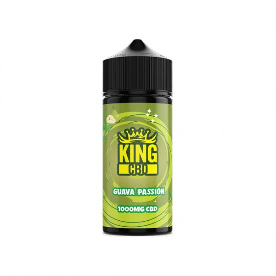 King CBD 1000mg CBD E-liquid 120ml (BUY 1 GET 1 FREE) - Flavour: Guava Passion