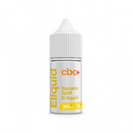 CBC+ 300mg CBC E-liquid 30ml - Flavour: Banana Split