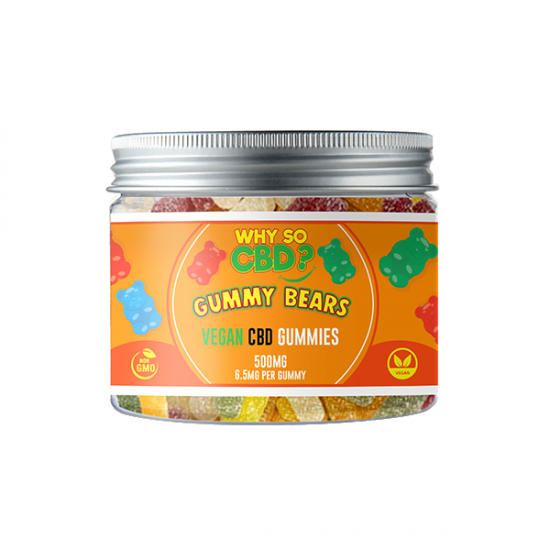 Why So CBD? 500mg CBD Small Vegan Gummies - 11 Flavours - Gummies: Gummy Bears