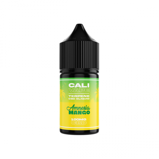 CALI VAPE 100mg Full Spectrum CBD E-liquid 10ml - Flavour: Amnesia Mango