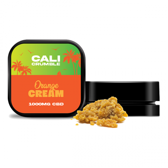 CALI CRUMBLE 90% CBD Crumble - 1g - Flavour: Orange Cream