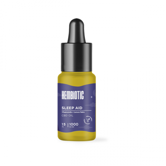 Hembiotic 1000mg CBD Oil - 15ml - Flavour: Sleep Aid