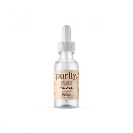 Purity 600mg Full-Spectrum High Potency CBD Olive Oil 30ml - Flavour: Natural